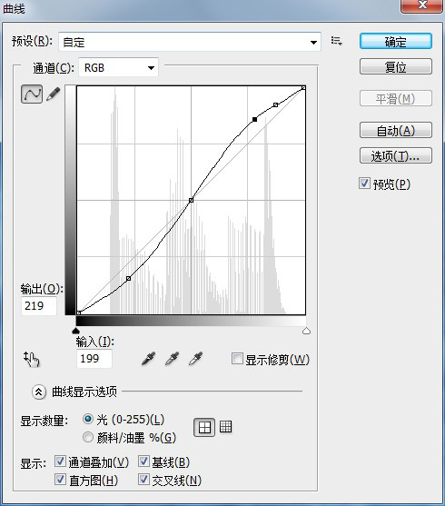 對圖像進(jìn)行曲線調(diào)整