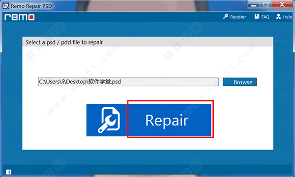 remo repair psd