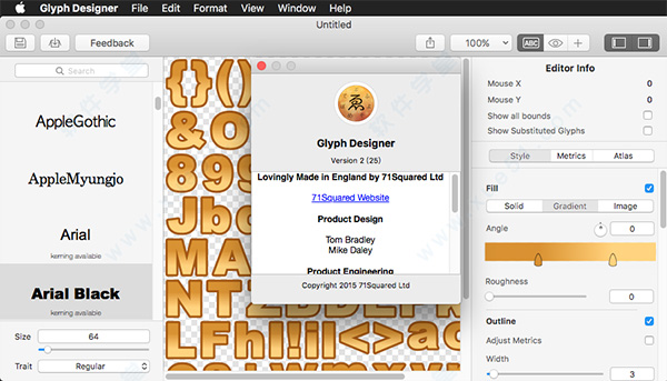 glyphdesigner mac 破解版