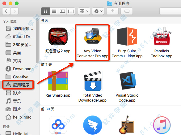 3打開【Any Video Converter Pro.app】