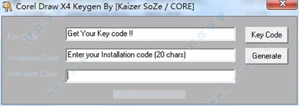 CorelDraw x4注冊機