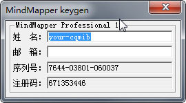 mindmapper17 注冊機(jī)