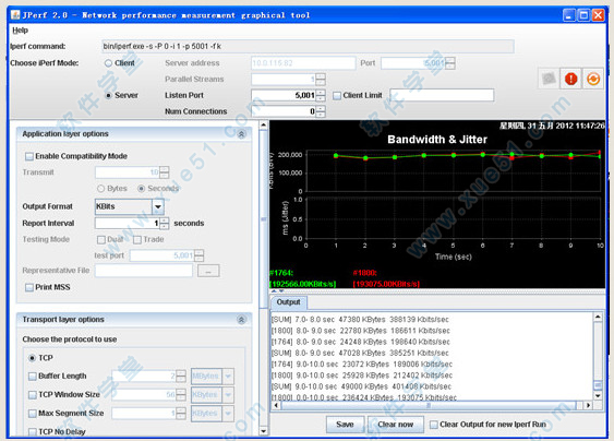 iperf(帶寬測試工具)