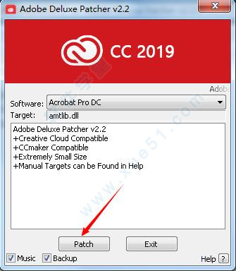 Adobe CC 2019通用破解授權(quán)補(bǔ)丁 Deluxe Patcher