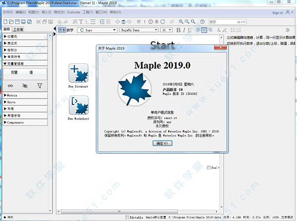 Maple 2019破解版