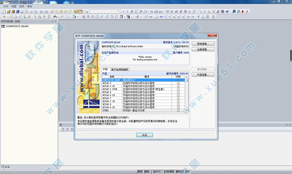 DLUBAL Composite Beam(組合梁設(shè)計軟件)中文破解版
