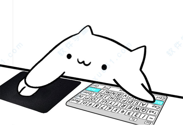 bongo cat mver全鍵盤版